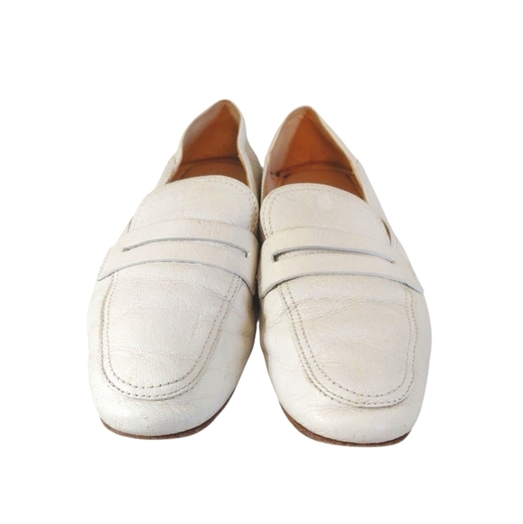 CLUB MONACO Kedda Women's Cream Loafer Flats Size 8 - Picture 9 of 10
